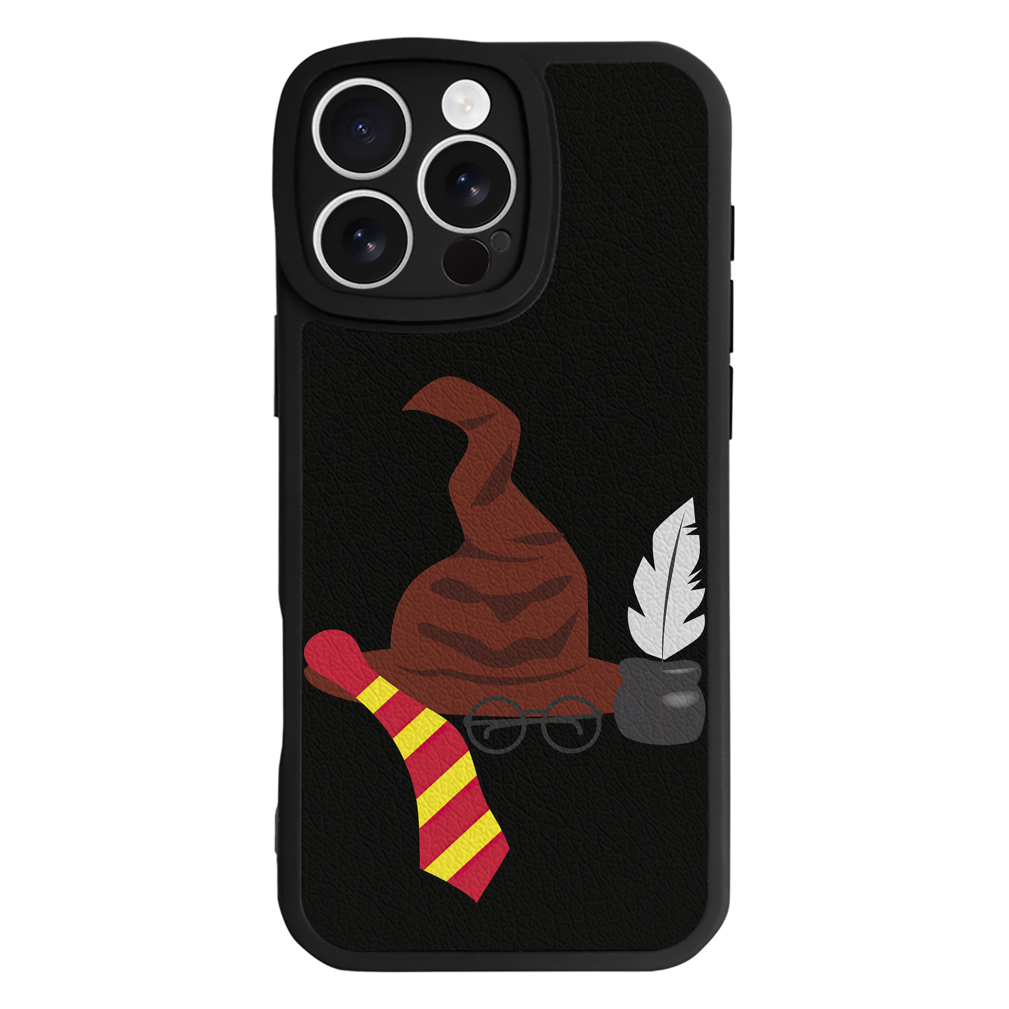 （画像用） Harry Potter ハリー・ポッターシリーズ 【iPhone 16シリーズ対応】シリコンスマホケース（レザー調） 材質：シリコン